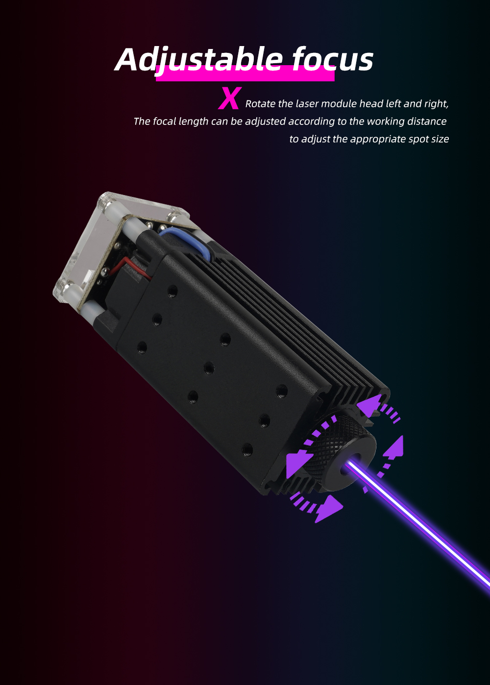 Kingroon-24V-445nm-Lasergravur-Modul-Kopf-Blau-Violett-Licht-Einstellbarer-Laserkopf-fuumlr-3D-Druck-1976561-6